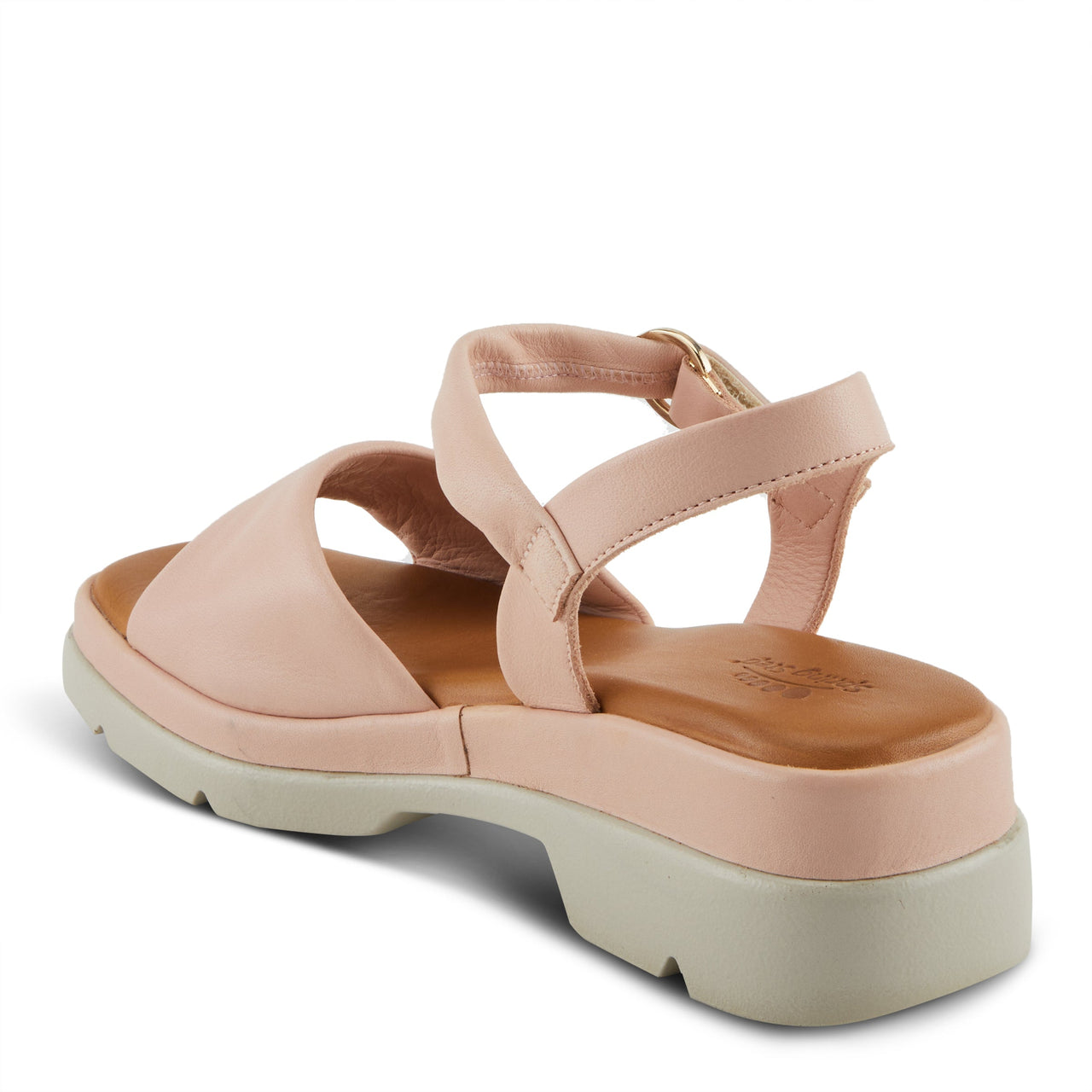 Chic and versatile Spring Step Huntington Sandals in taupe leather