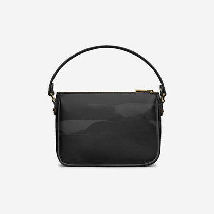 BYMANYC New York Couture Vertical Band Vegan Leather Handbag