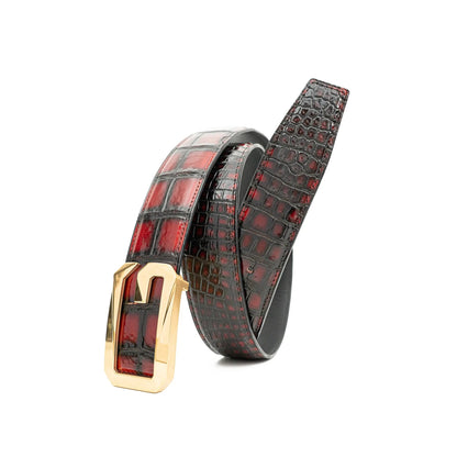 DIVINCH Patina Alligator Belt Genuine Alligator Skin DVG02