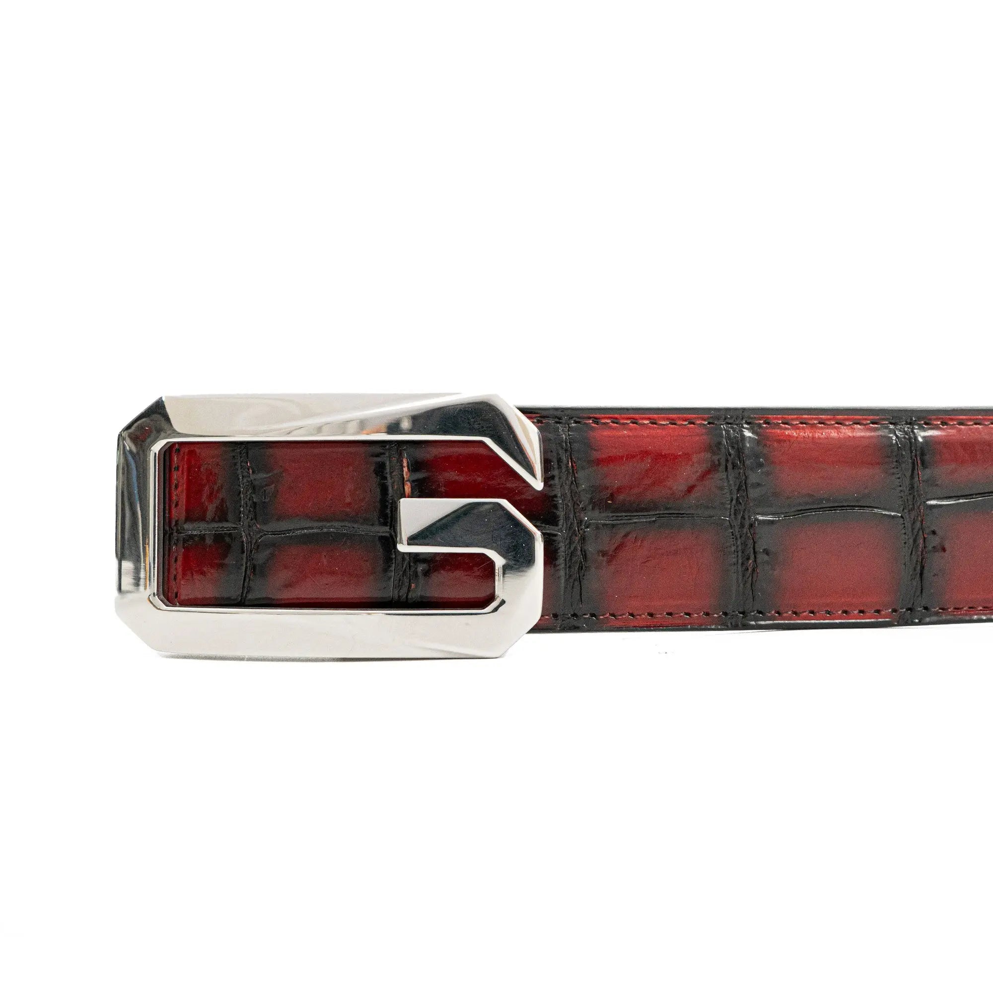 DIVINCH Patina Alligator Belt Genuine Alligator Skin DVG02