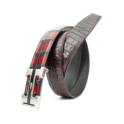 Divinch Handcrafted Genuine Alligator Leather Dress Belt 38mm DVG101