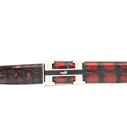 Divinch Handcrafted Genuine Alligator Leather Dress Belt 38mm DVG101