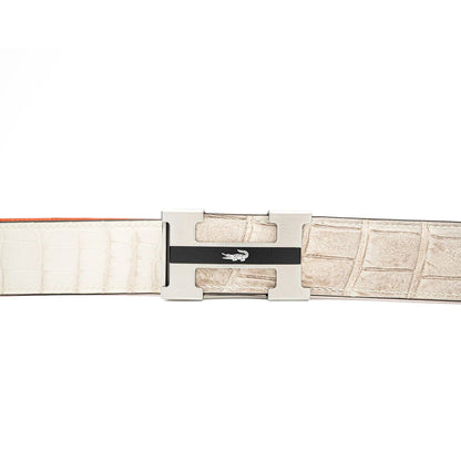 DIVINCH DVG108 Genuine Alligator Leather Dress Belt