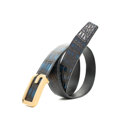 Divinch Handcrafted Premium Alligator Leather Belt DVG12