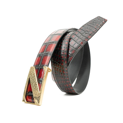 Divinch Patina Alligator Belt Genuine Alligator Skin DVG134