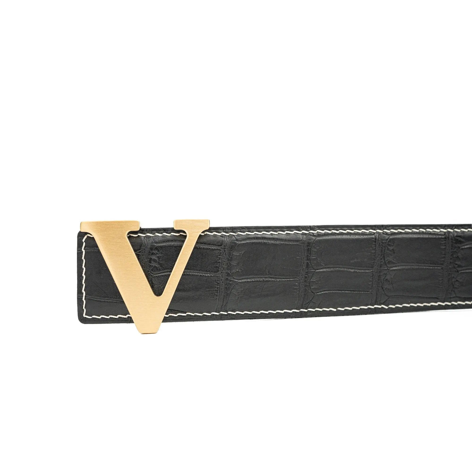 DIVINCH Alligator Leather Belt Genuine Alligator Skin DVG159