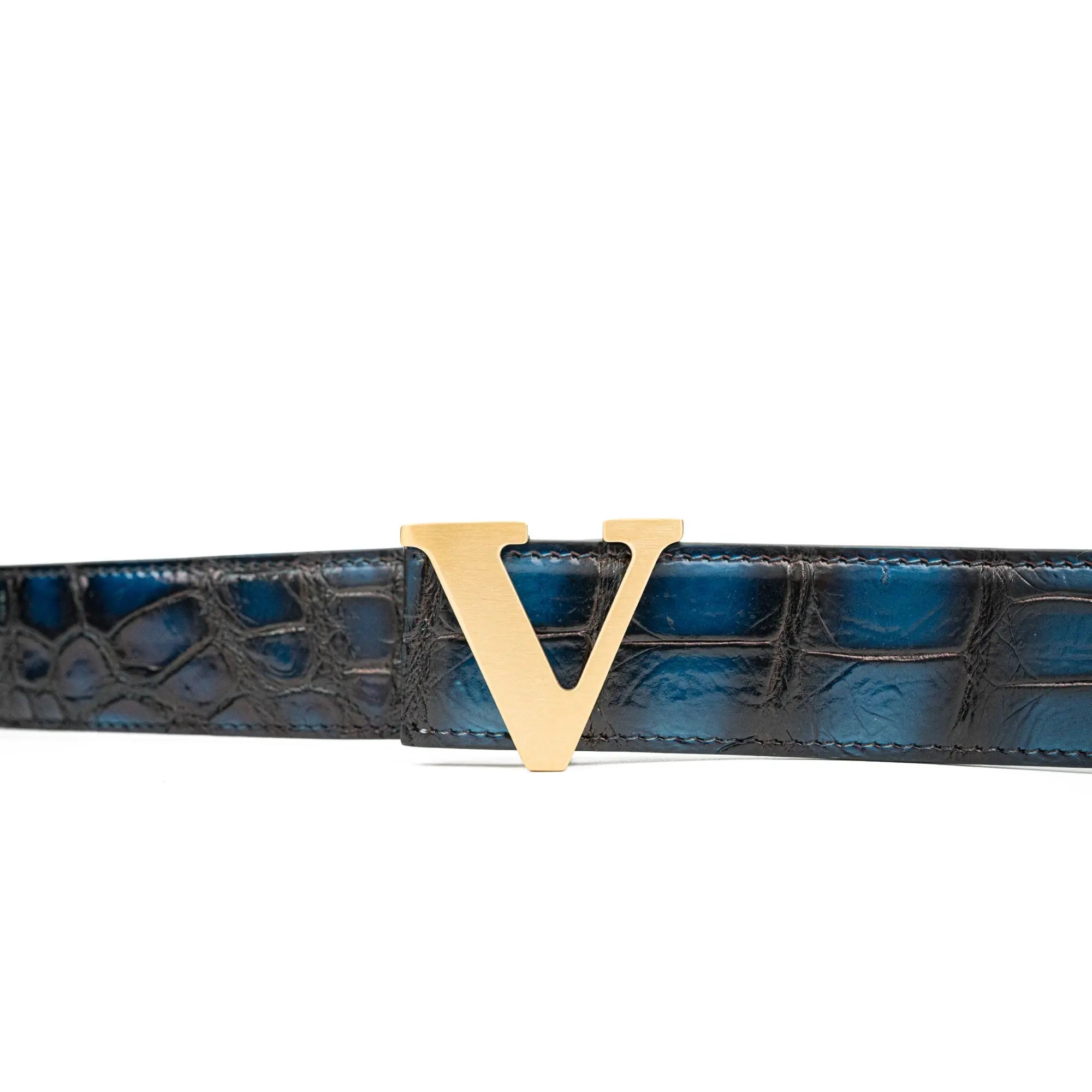 DIVINCH Dress Belt Genuine Alligator Leather DVG177