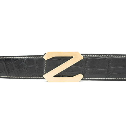 DIVINCH - Handcrafted Belt - Genuine Alligator Leather - DVG181