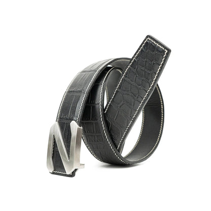 DIVINCH - Handcrafted Belt - Genuine Alligator Leather - DVG181