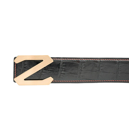 DIVINCH DVG199 Alligator Leather Dress Belt DVG199