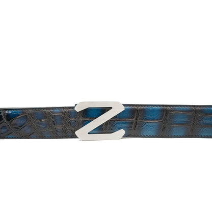 Divinch Handcrafted Alligator Leather Dress Belt Patina DVG205