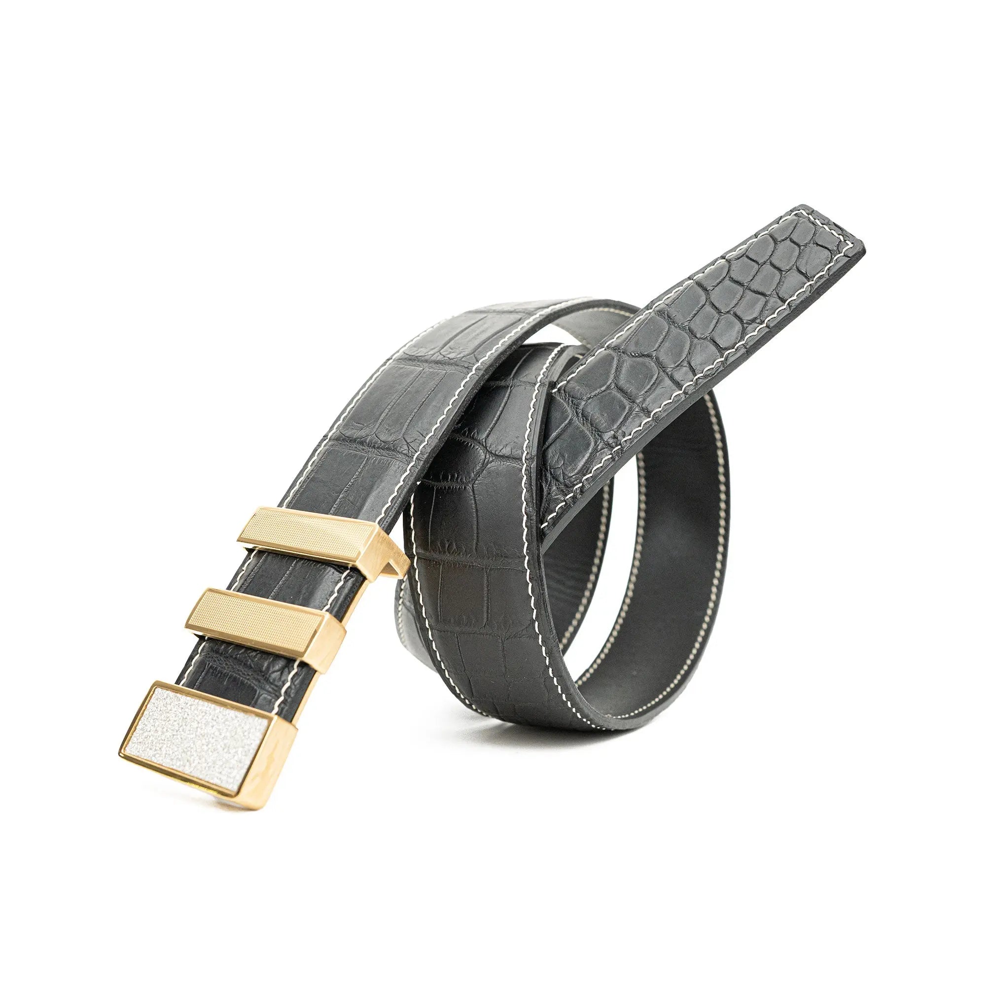 Divinch DVG22 Genuine Alligator Leather Belt DVG22