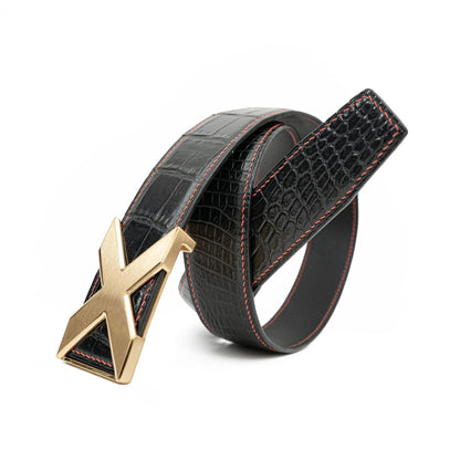 DIVINCH DVG231 Dress Belt Genuine Alligator Leather