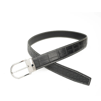 Divinch DVG304 Handcrafted Alligator Leather Dress Belt
