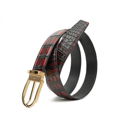 Divinch Handcrafted Genuine Alligator Leather Belt DVG311
