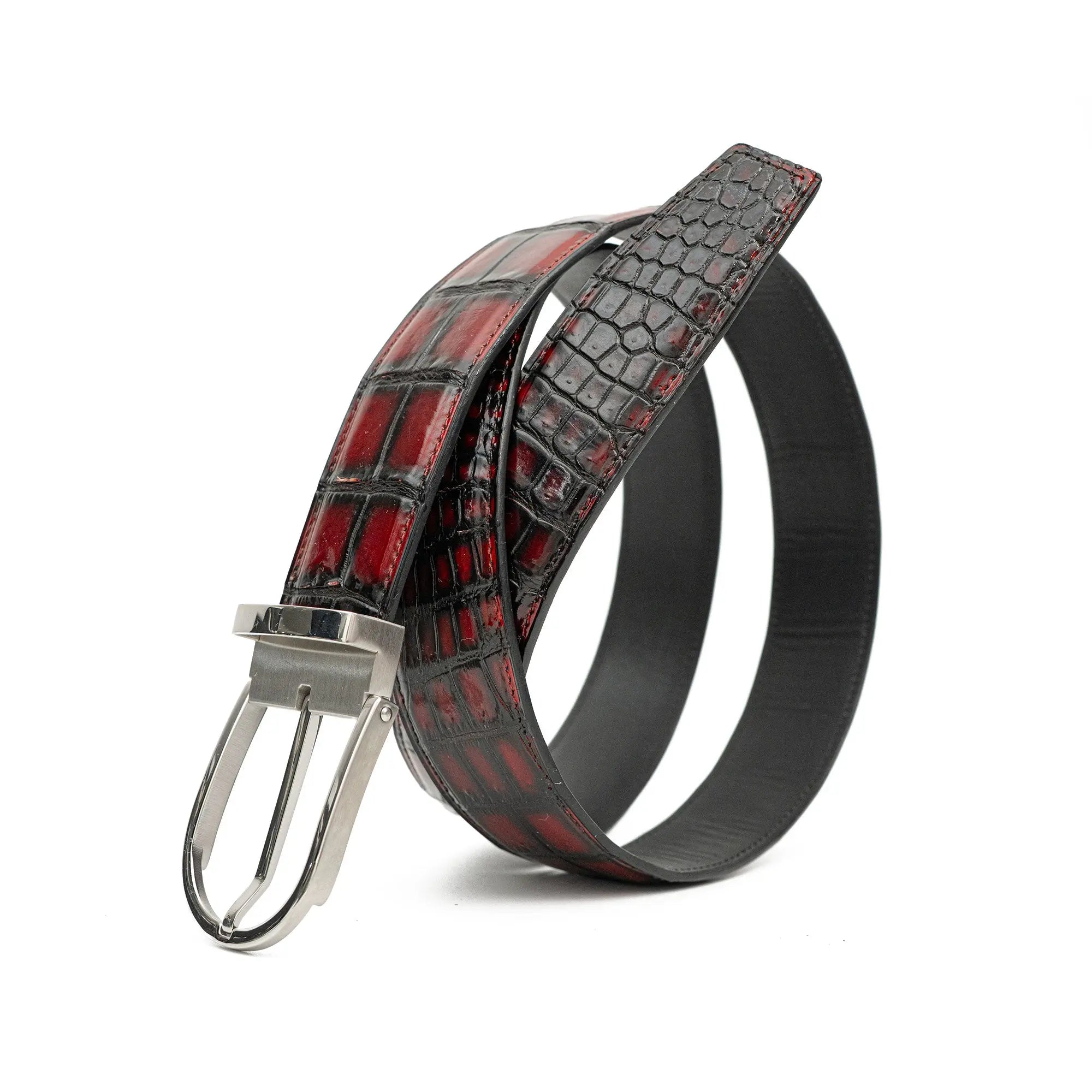 Divinch Handcrafted Genuine Alligator Leather Belt DVG311