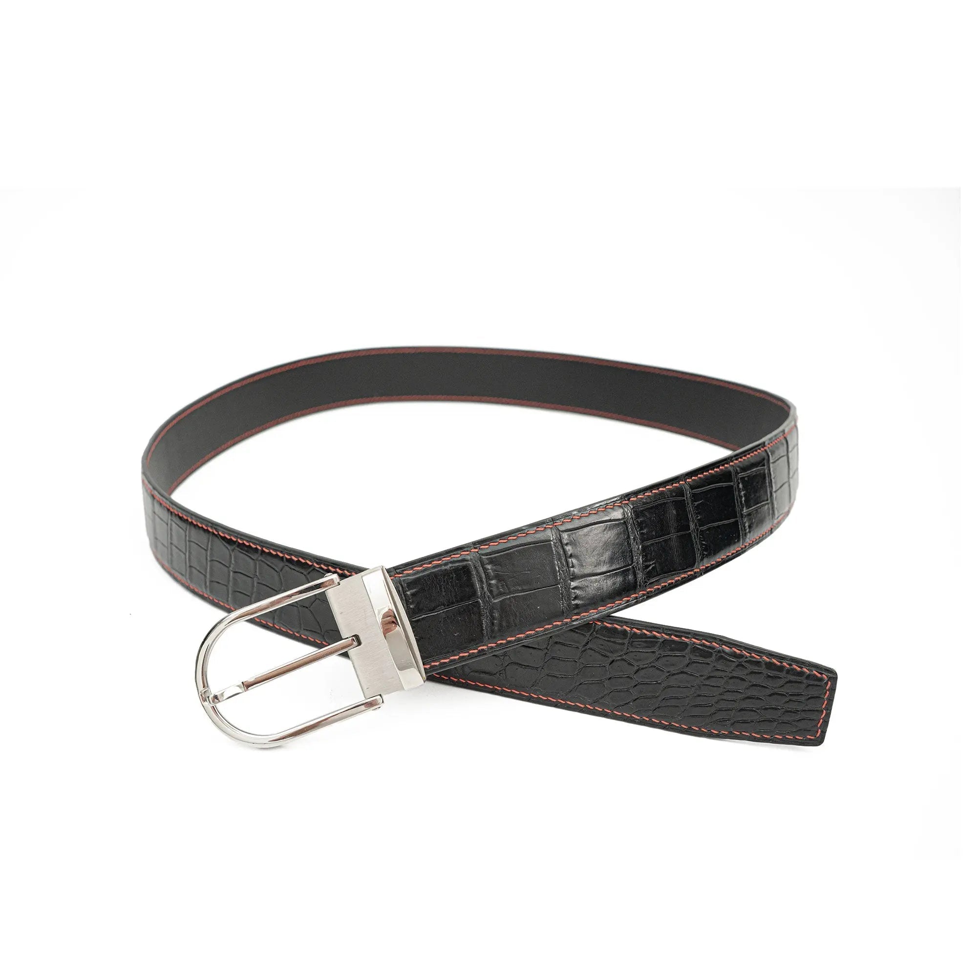DIVINCH Dress Belt Genuine Alligator Leather DVG3124