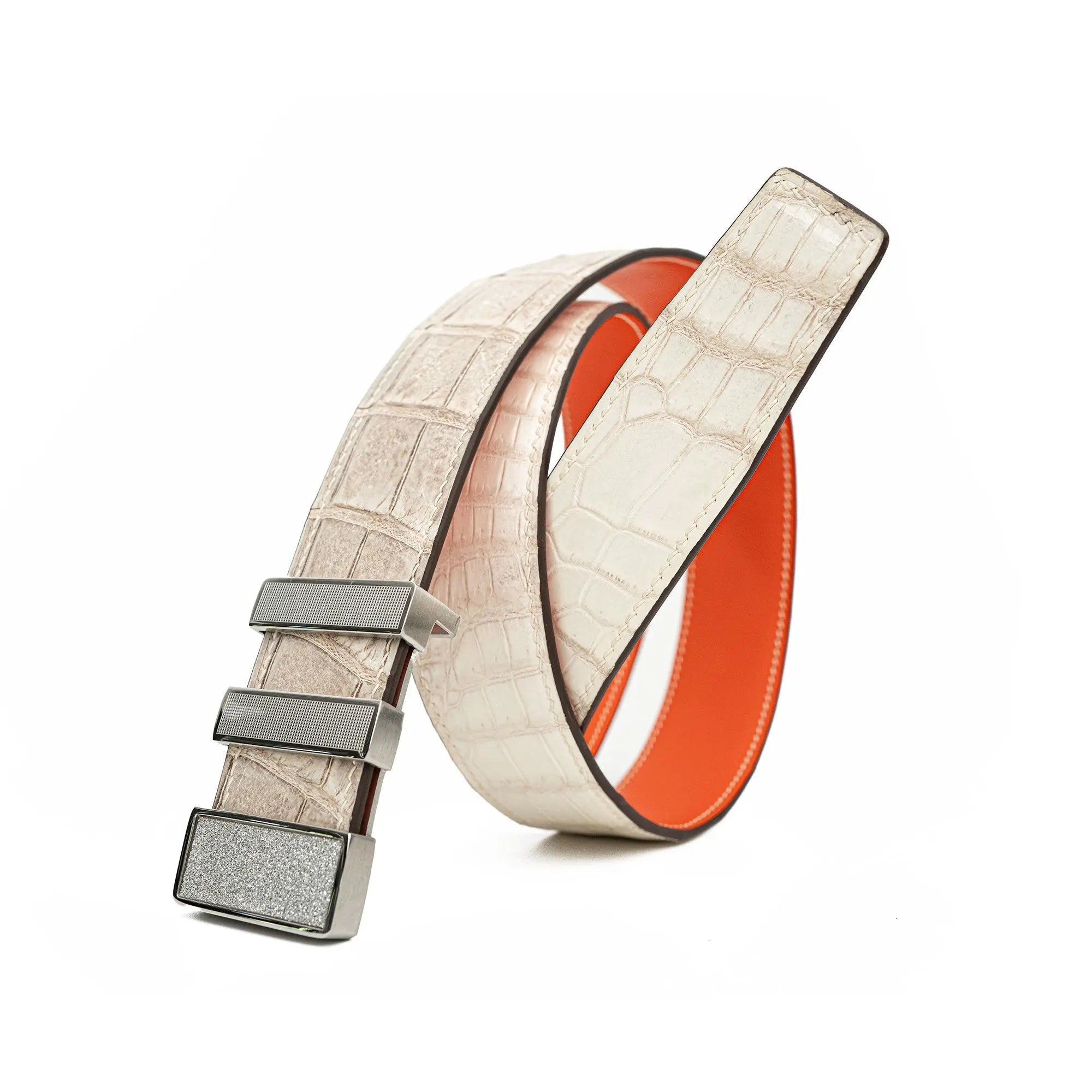 DIVINCH Patina Alligator Leather Dress Belt Alligator Leather DVG37