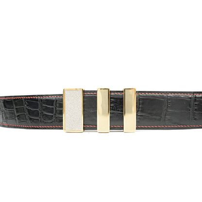 DIVINCH DVG45 Alligator Leather Belt 38mm Dress Belt DVG45