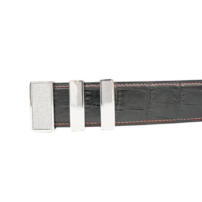 DIVINCH DVG45 Alligator Leather Belt 38mm Dress Belt DVG45