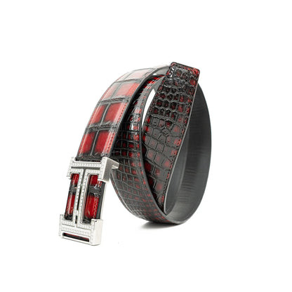 Divinch DVG66 Genuine Alligator Leather Dress Belt