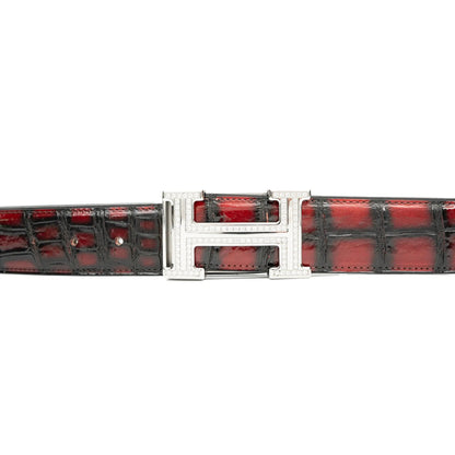 Divinch DVG66 Genuine Alligator Leather Dress Belt