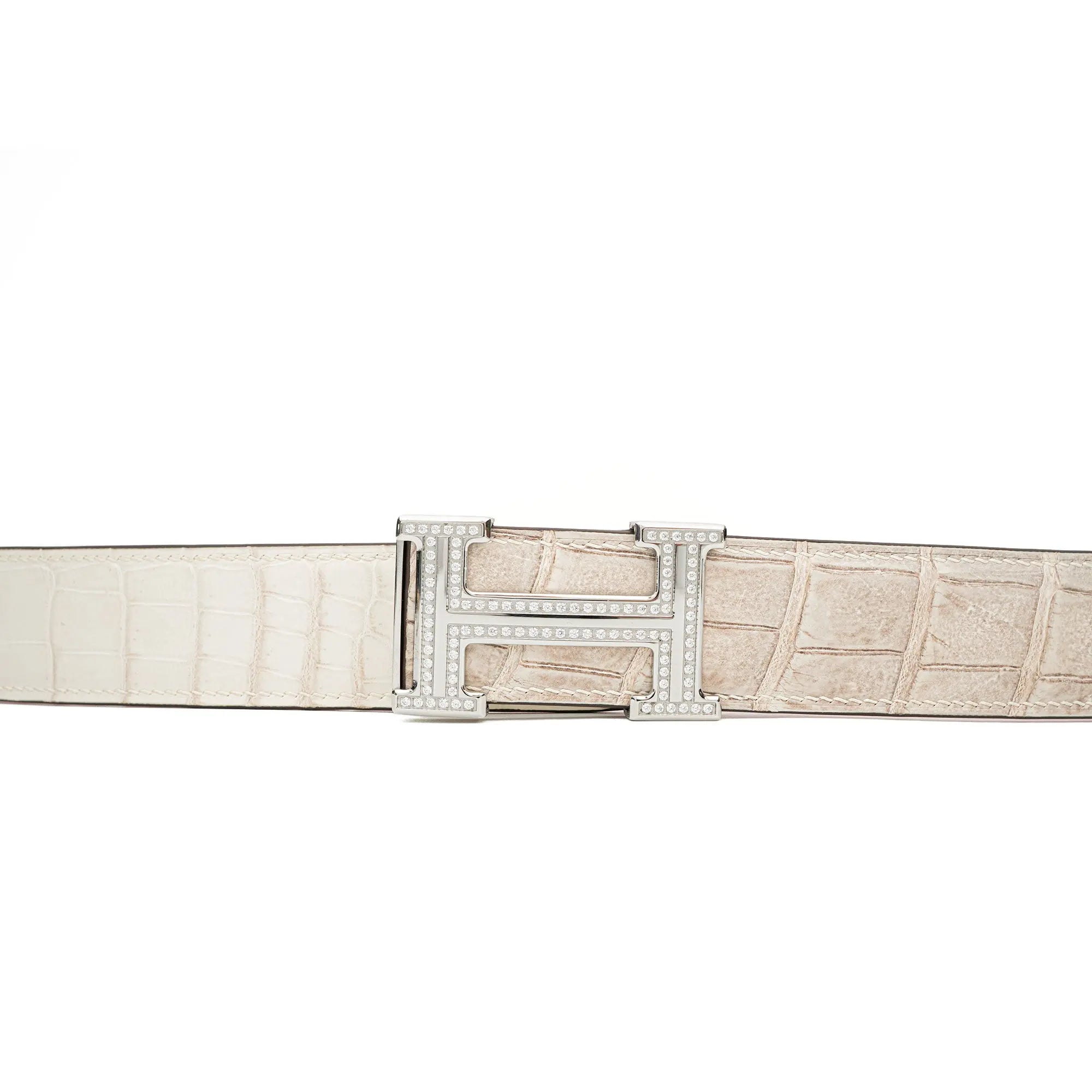 DIVINCH DVG73 Genuine Alligator Leather Dress Belts