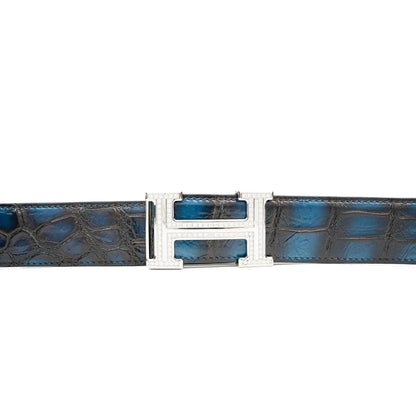 DIVINCH Handcrafted Dress Belt Alligator Leather DVG86