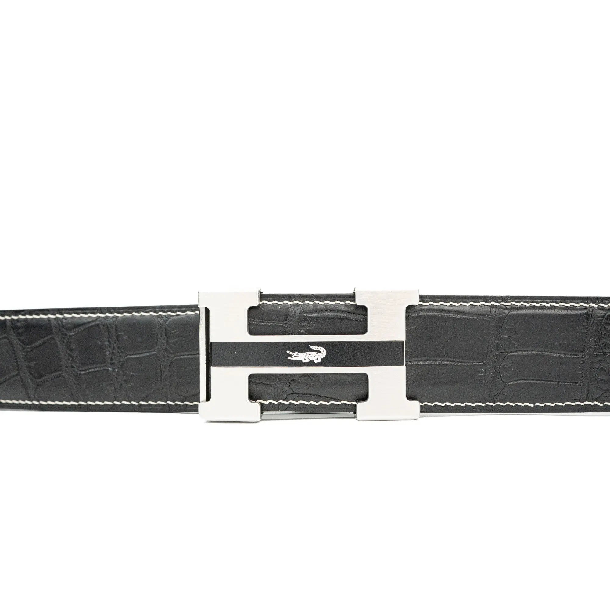 DIVINCH Handcrafted Alligator Leather Dress Belt Premium DVG93