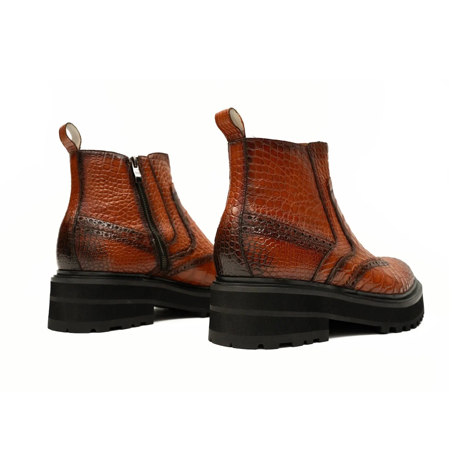 Men’s Nile Crocodile Leather Chelsea Boots Handcrafted