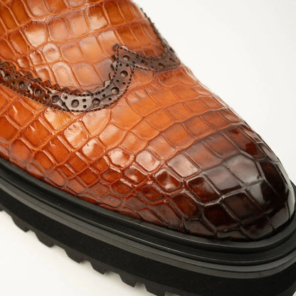 Men’s Nile Crocodile Leather Chelsea Boots Handcrafted