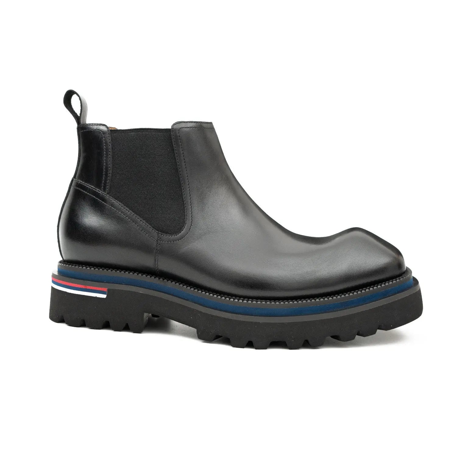Chelsea Boots Calfskin Black Handmade Durable