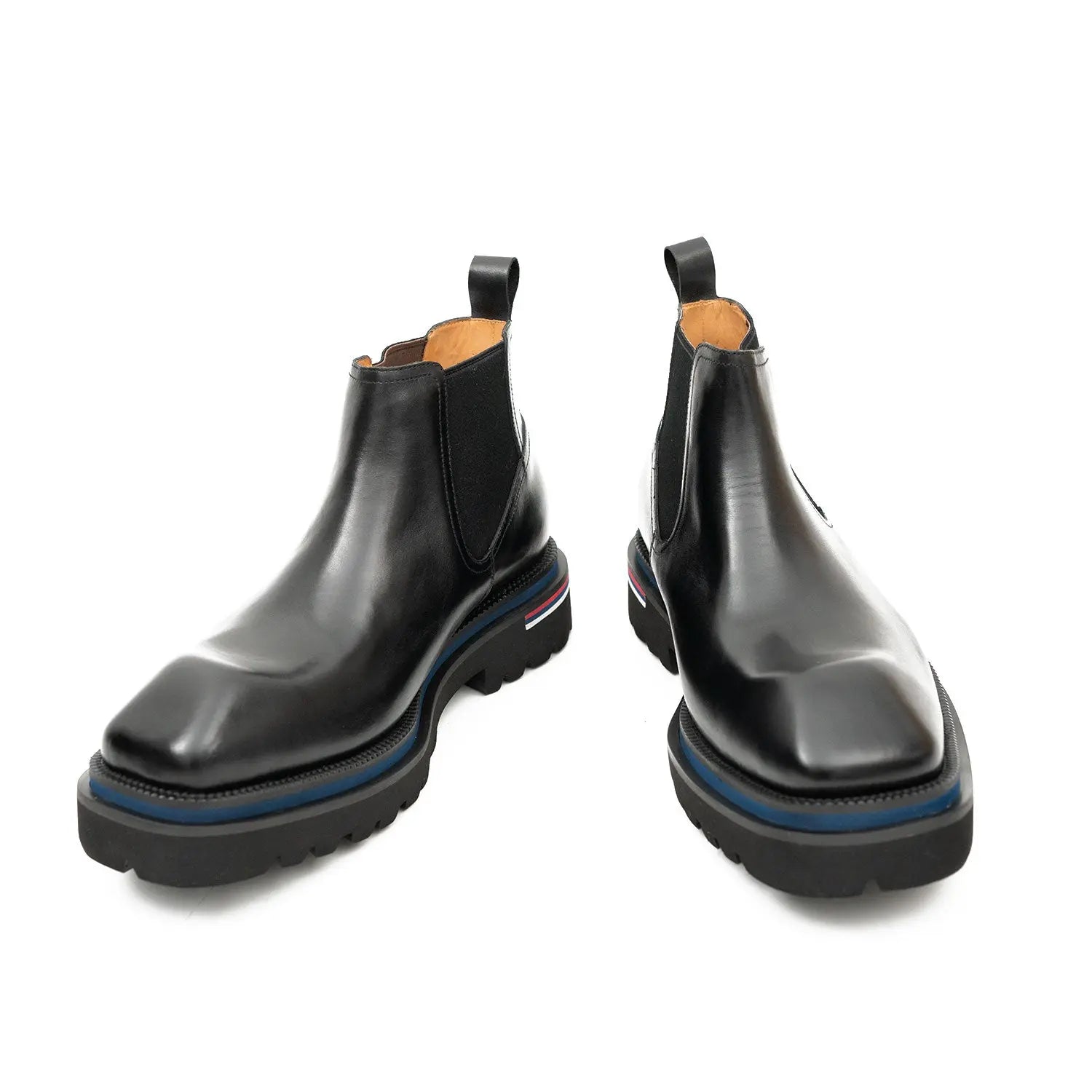 Chelsea Boots Calfskin Black Handmade Durable