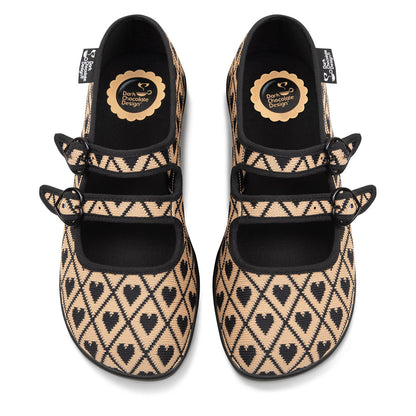 Chocolaticas® I Wove You 2 Women's Mary Jane Flat