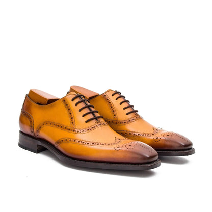 Wingtip Oxford Shoes Men's Leather Goodyear Welted Brogues