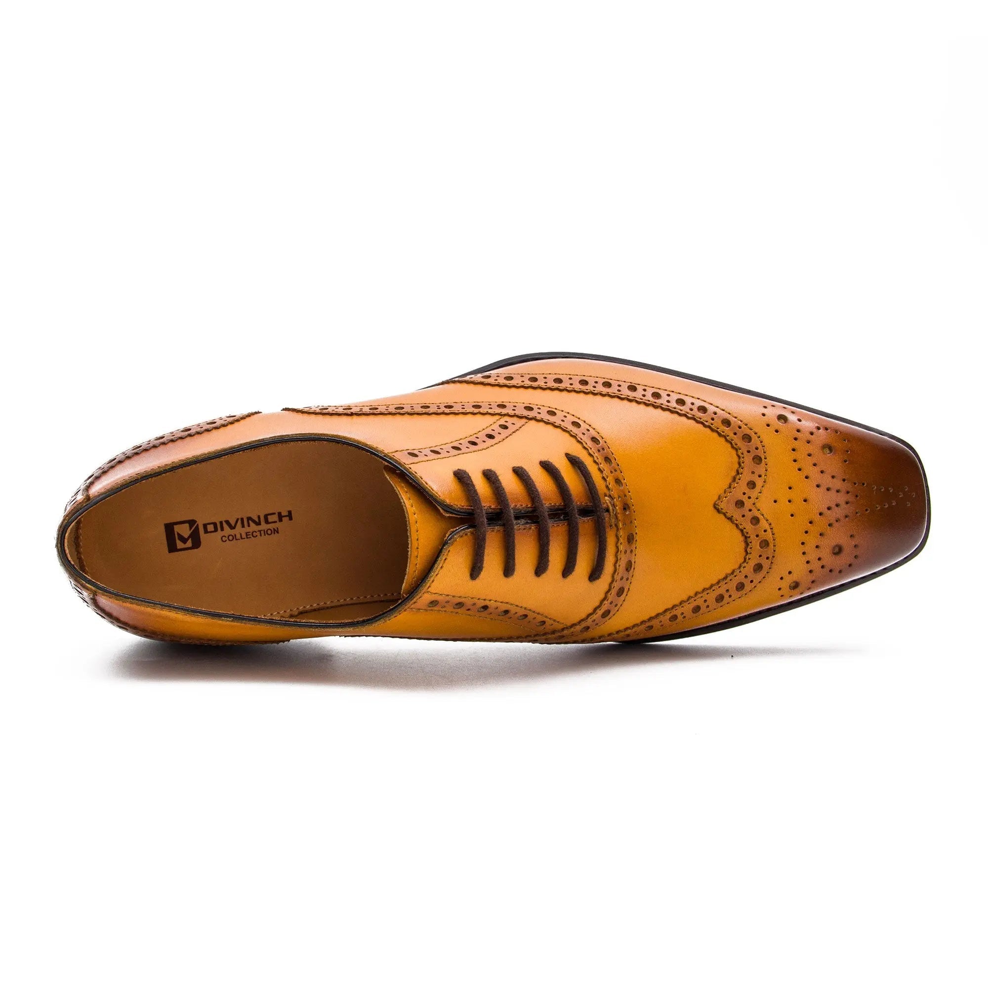 Wingtip Oxford Shoes Men's Leather Goodyear Welted Brogues