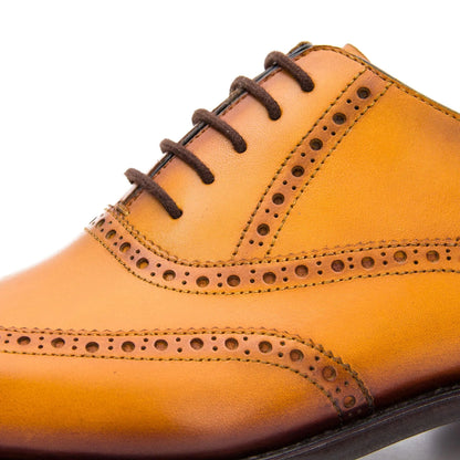 Wingtip Oxford Shoes Men's Leather Goodyear Welted Brogues