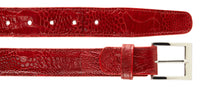 Thumbnail for Ostrich Leg Belt- Red