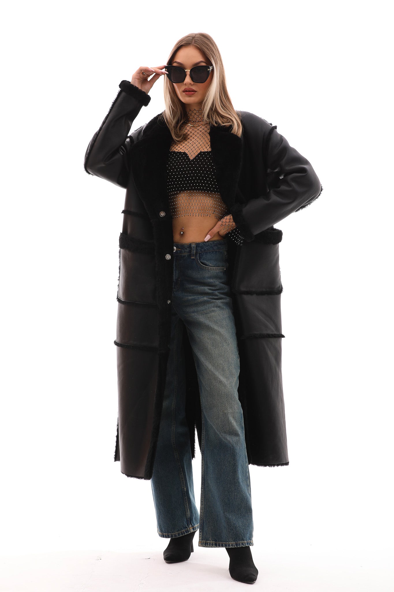 The Virelli Reversible Leather Women Jacket