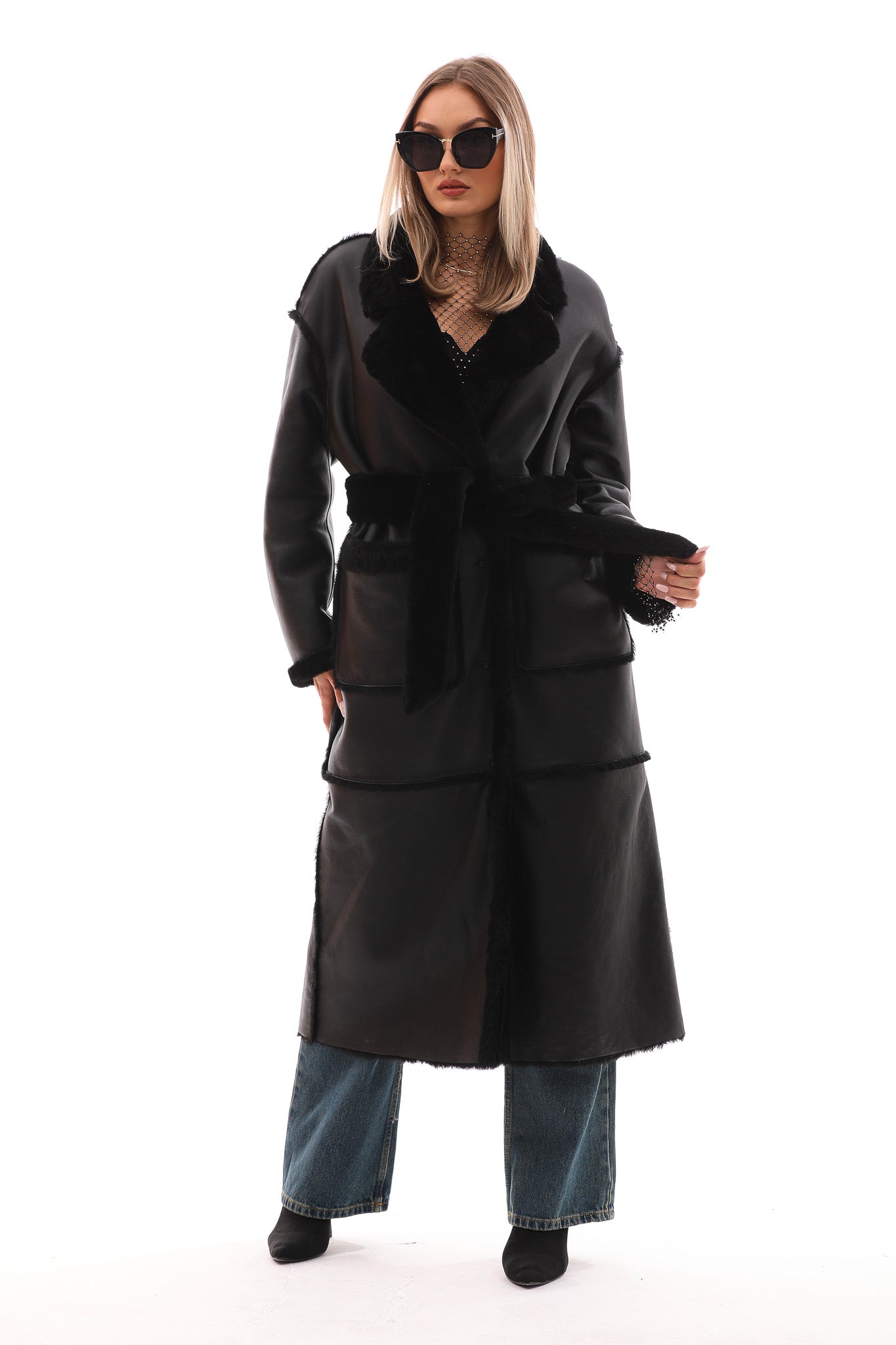 The Virelli Reversible Leather Women Jacket