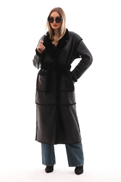 The Virelli Reversible Leather Women Jacket