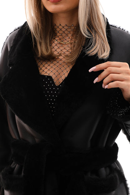 The Virelli Reversible Leather Women Jacket