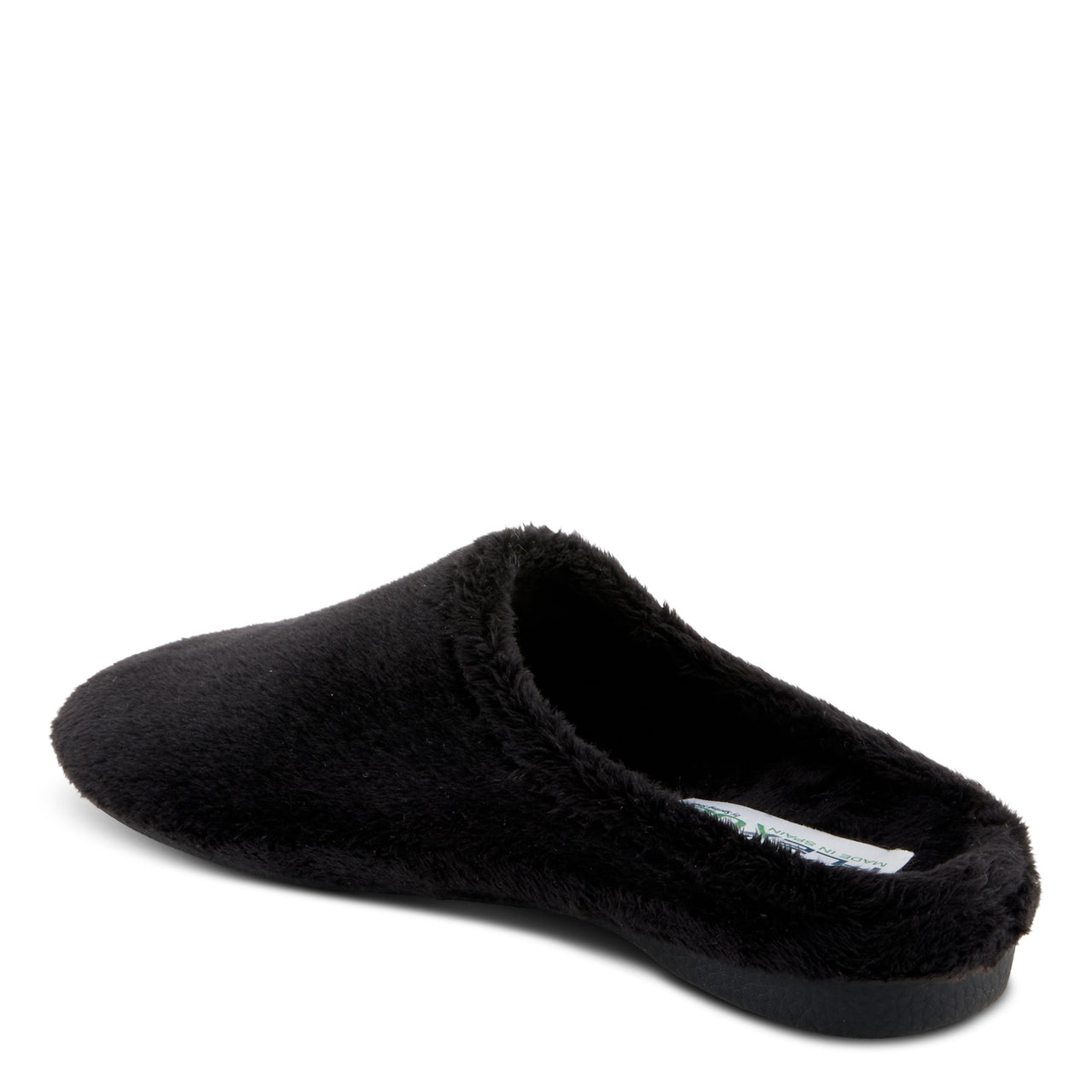 FLEXUS INABA SLIPPERS in black color with cushioned sole for comfort and support