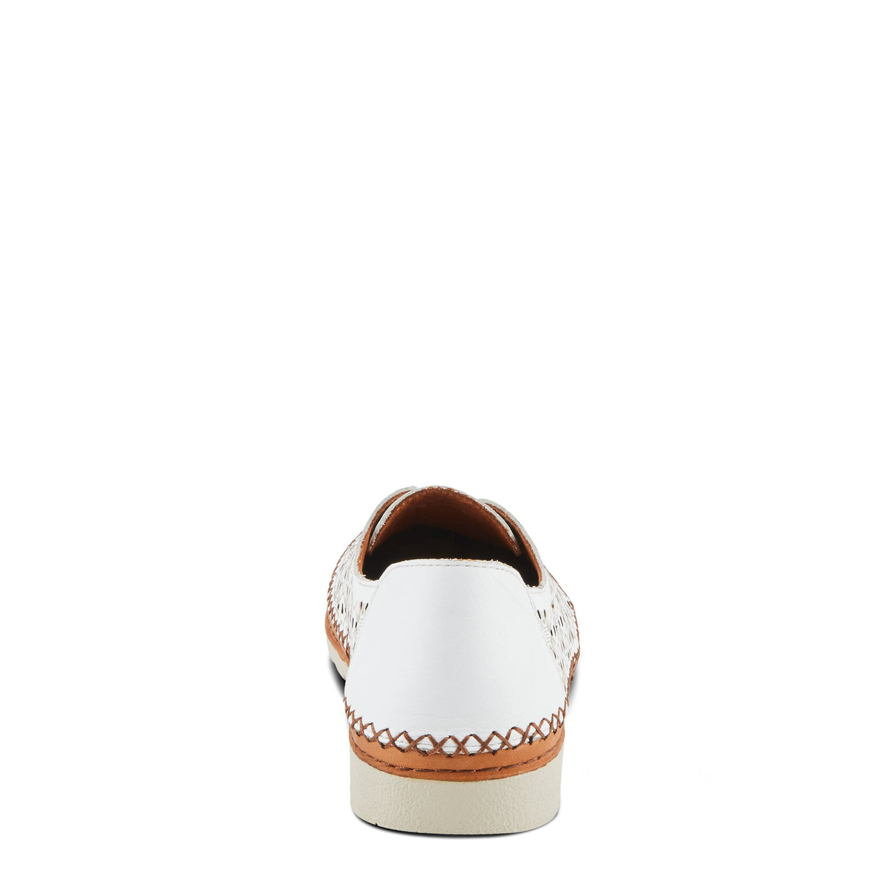 Stylish and comfortable Spring Step Indi Shoes in brown leather with lace-up design and cushioned insoles for all-day wear
