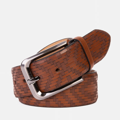 The Meram Tan Calfskin Belt