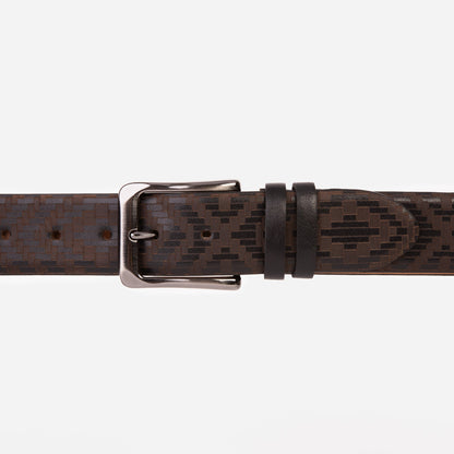The Meram Black Calfskin Belt