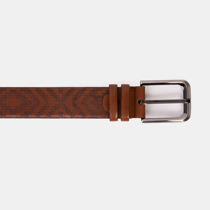 The Meram Tan Calfskin Belt