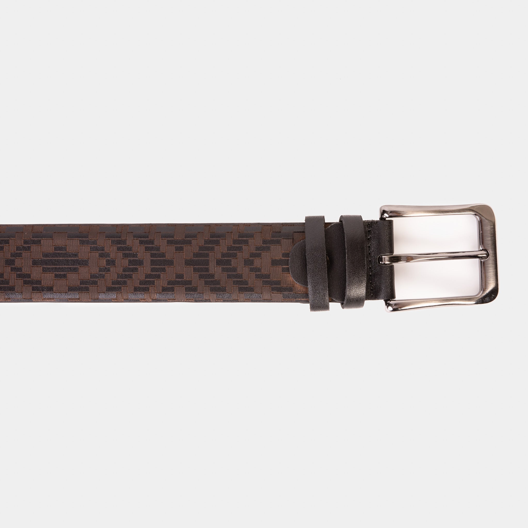 The Meram Black Calfskin Belt