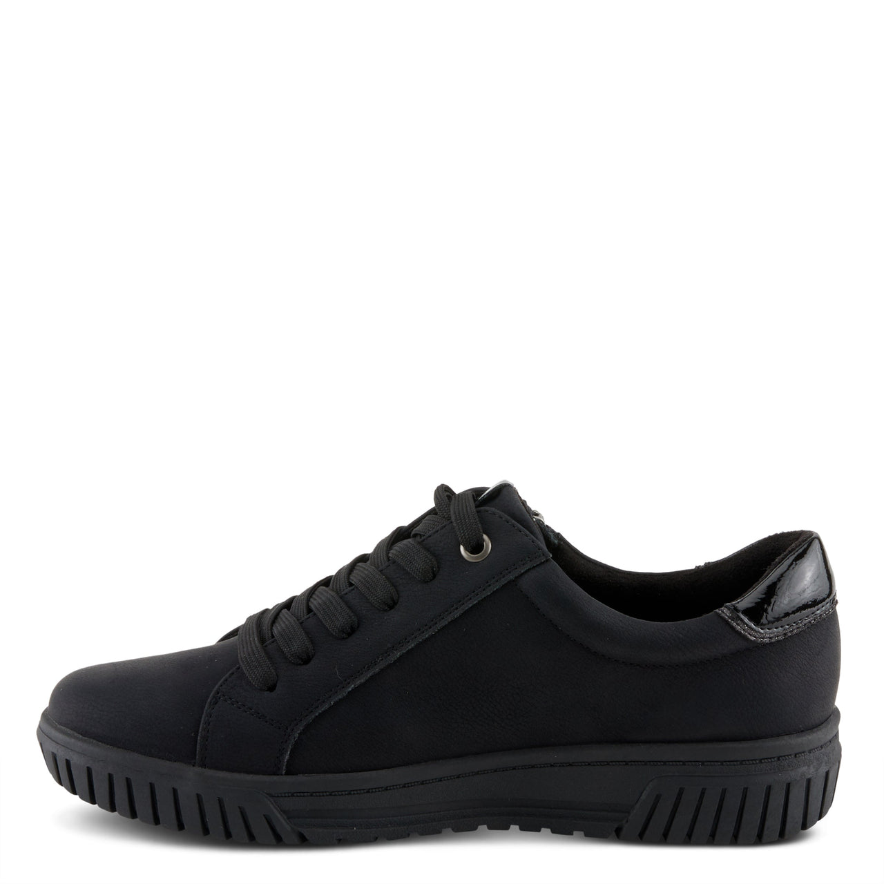 Spring Step Jamia Sneakers with Reinforced Toe Cap and Side Stripe Detail