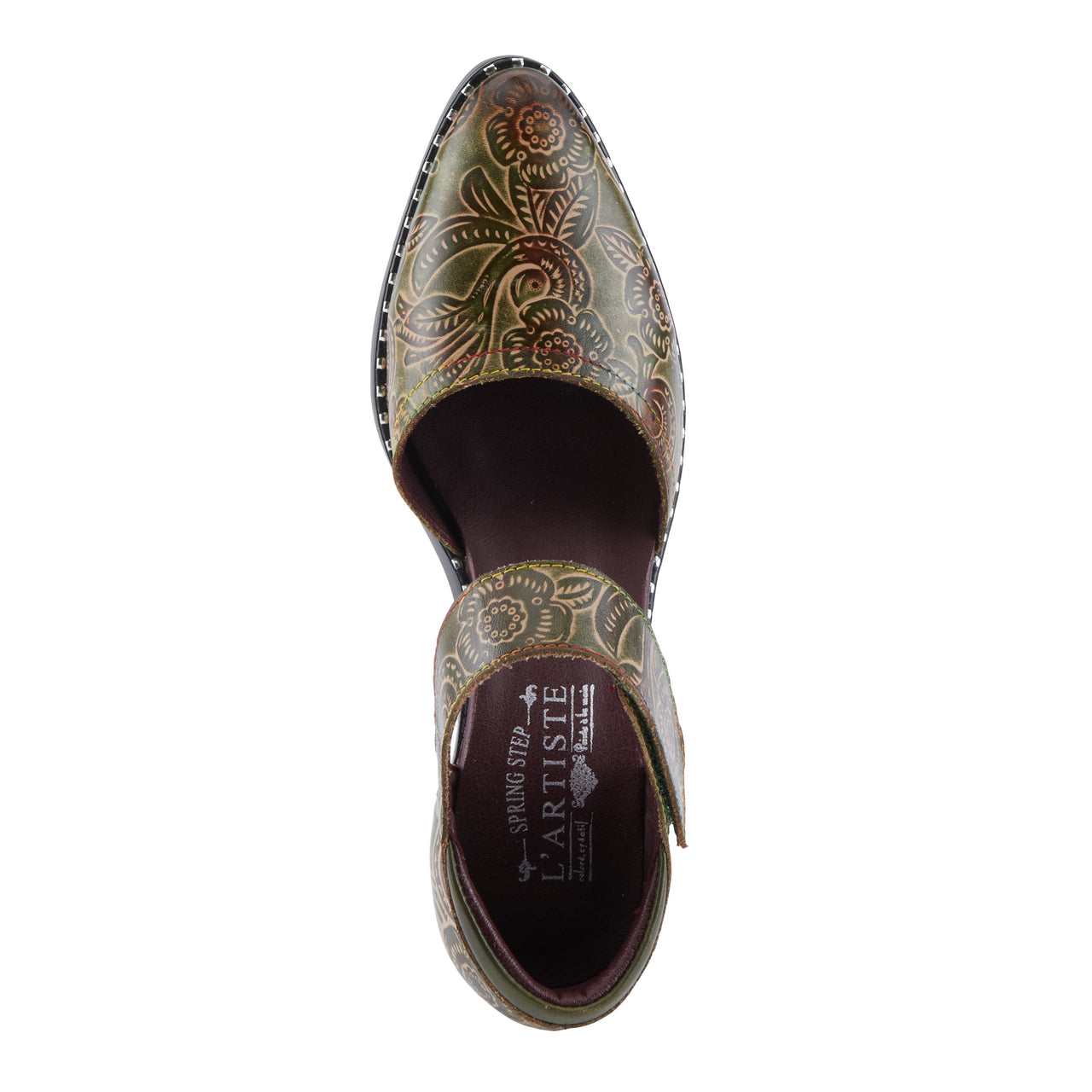 Pair of stylish L'ARTISTE JAZZBERRY SHOES featuring intricate floral design and comfortable fit for women's fashion